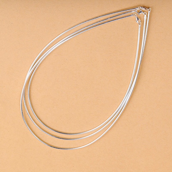 Sterling silver wire chain - Picture 4 of 4